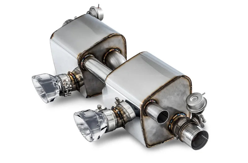 AWE Tuning Porsche 911 (991.2) Carrera / S SwitchPath Exhaust for PSE Cars - Chrome Silver Tips - Main Product View