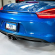 Load image into Gallery viewer, AWE Tuning Porsche 981 Performance Exhaust System - w/Diamond Black Tips - Side View