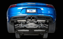 Load image into Gallery viewer, AWE Tuning Porsche 981 Performance Exhaust System - w/Diamond Black Tips - Back View