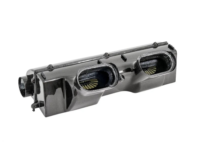 AWE Tuning Porsche 991 (991.2) Turbo and Turbo S S-FLO Carbon Intake - Side View