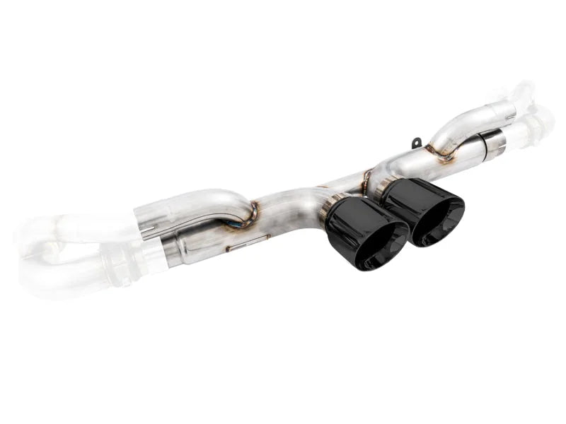 AWE Tuning Porsche 991 GT3 / RS Center Muffler Delete - Diamond Black Tips - Main Product View