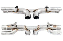 Load image into Gallery viewer, AWE Tuning Porsche 991 GT3 / RS Center Muffler Delete - Diamond Black Tips - Installation View