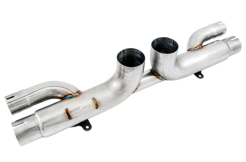 AWE Tuning Porsche 991 GT3 / RS Center Muffler Delete - Diamond Black Tips - Additional View 5
