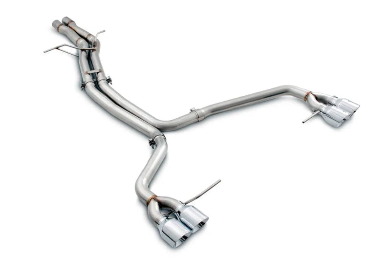 AWE Tuning Porsche Macan Touring Edition Exhaust System - Chrome Silver 102mm Tips - Main Product View