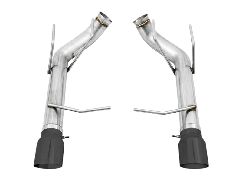 AWE Tuning S197 Mustang GT Axle-back Exhaust - Track Edition (Diamond Black Tips) - Side View