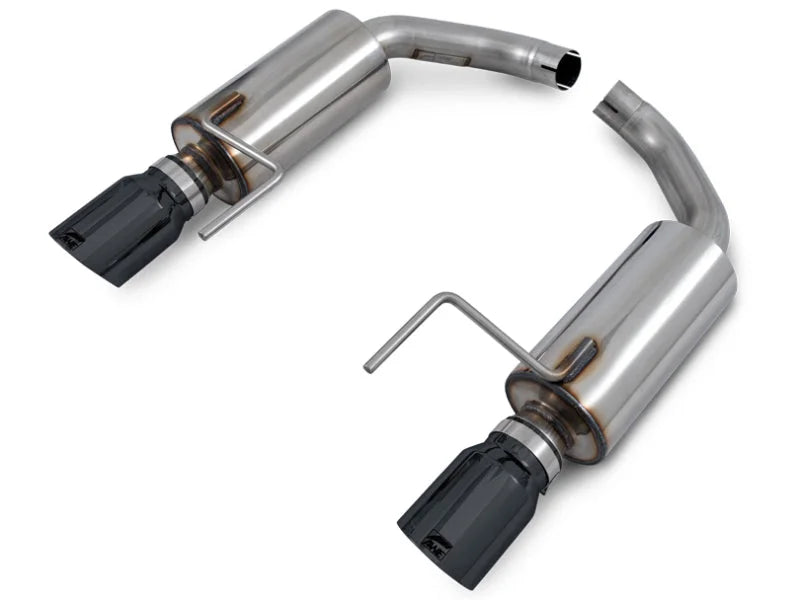 AWE Tuning S550 Mustang EcoBoost Axle-back Exhaust - Touring Edition (Diamond Black Tips) - Main Product View