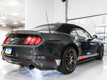 Load image into Gallery viewer, AWE Tuning S550 Mustang EcoBoost Axle-back Exhaust - Touring Edition (Diamond Black Tips) - Back View