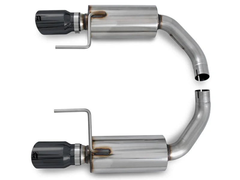 AWE Tuning S550 Mustang EcoBoost Axle-back Exhaust - Touring Edition (Diamond Black Tips) - Additional View 5