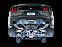 Load image into Gallery viewer, AWE Tuning S550 Mustang EcoBoost Axle-back Exhaust - Touring Edition (Diamond Black Tips) - Additional View 6