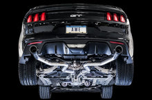 Load image into Gallery viewer, AWE Tuning S550 Mustang GT Cat-back Exhaust - Track Edition (Chrome Silver Tips) - Side View