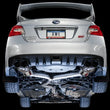 Load image into Gallery viewer, AWE Tuning Subaru STI VA / WRX GV / STI GV Sedan Touring Edition Exhaust - Chrome Silver Tip (102mm) - Installation View