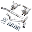 Load image into Gallery viewer, AWE Tuning Subaru STI VA / WRX GV / STI GV Sedan Touring Edition Exhaust - Chrome Silver Tip (102mm) - Additional View 7