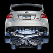 Load image into Gallery viewer, AWE Tuning Subaru STI VA / WRX GV / STI GV Sedan Touring Edition Exhaust - Diamond Black Tip (102mm) - Back View