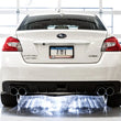 Load image into Gallery viewer, AWE Tuning Subaru WRX/STI VA/GV Sedan Track Edition Exhaust - Chrome Silver Tips (102mm) - Installation View