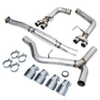 Load image into Gallery viewer, AWE Tuning Subaru WRX/STI VA/GV Sedan Track Edition Exhaust - Chrome Silver Tips (102mm) - Additional View 5