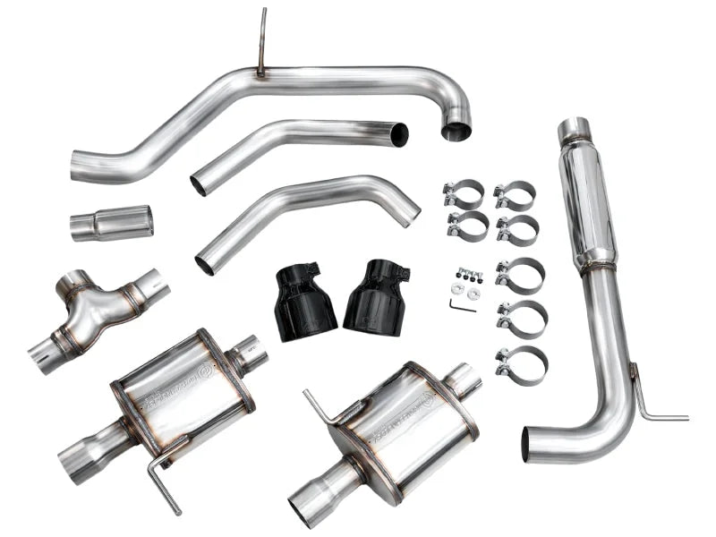 AWE Tuning Touring Edition Exhaust Diamond Black Tips fits 2022-2025 Volkswagen Jetta GLI - Additional View 17