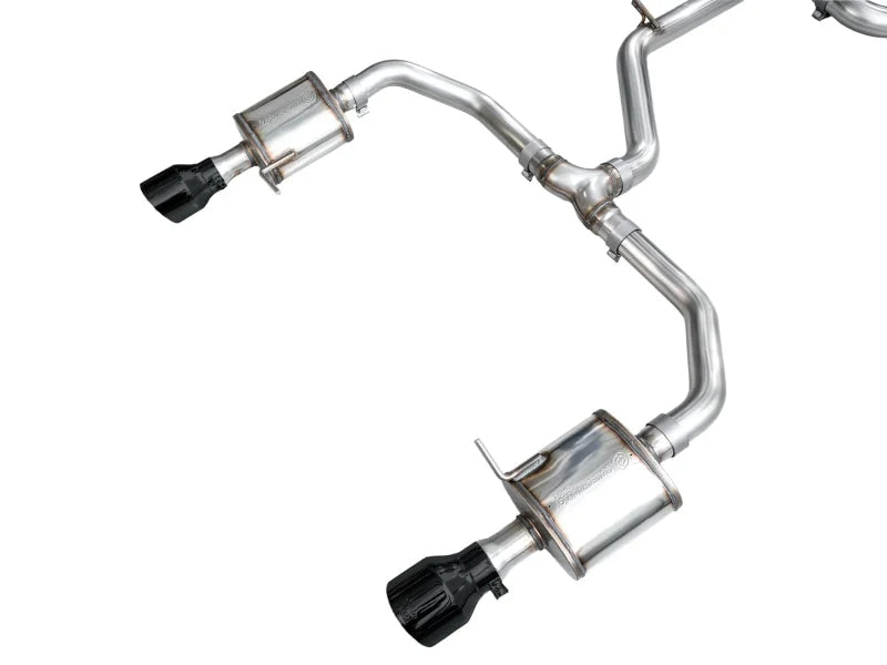 AWE Tuning Touring Edition Exhaust Diamond Black Tips fits 2022-2025 Volkswagen Jetta GLI - Additional View 18