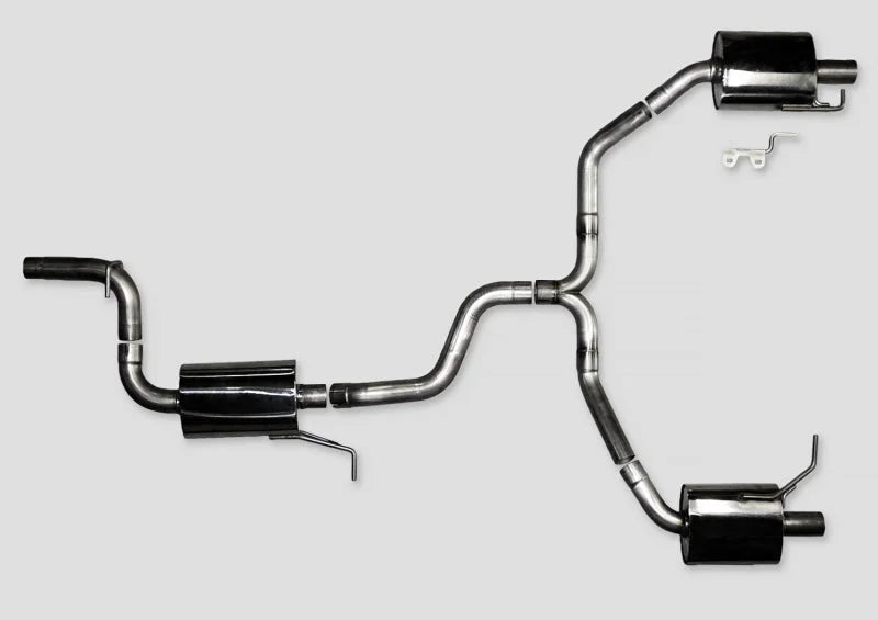 AWE Tuning VW CC Touring Edition Exhaust Dual Outlet - Chrome Silver Tips - Main Product View