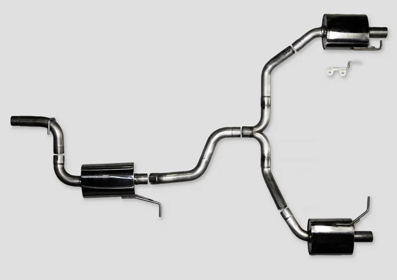 AWE Tuning VW CC Touring Edition Exhaust Dual Outlet - Diamond Black Tips - Main Product View