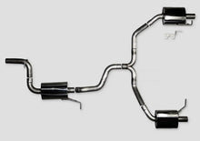 Load image into Gallery viewer, AWE Tuning VW CC Touring Edition Exhaust Dual Outlet - Diamond Black Tips - Main Product View