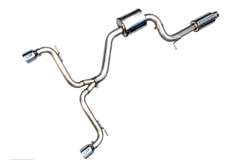 AWE Tuning VW MK7 GTI Touring Edition Exhaust - Chrome Silver Tips - Main Product View