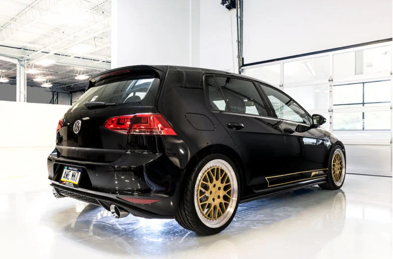 AWE Tuning VW MK7 GTI Track Edition Exhaust - Chrome Silver Tips - Side View