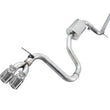Load image into Gallery viewer, AWE Tuning VW MK7 Golf 1.8T Track Edition Exhaust w/Chrome Silver Tips (90mm) - Main Product View