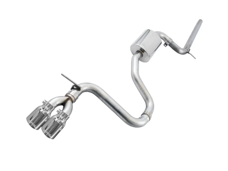 AWE Tuning VW MK7 Golf 1.8T Track Edition Exhaust w/Chrome Silver Tips (90mm) - Main Product View