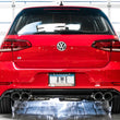 Load image into Gallery viewer, AWE Tuning Volkswagen Golf R MK7.5 SwitchPath Exhaust w/Chrome Silver Tips 102mm - Side View
