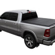 Load image into Gallery viewer, Access LOMAX Alum Tri-Fold Cover w/Split Rails BK Urethane Finish 19-20 Dodge Ram-5ft 7in w/o RamBox - Side View