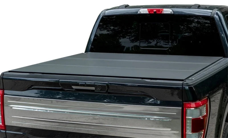 Access LOMAX Carbon Fiber Tri-Fold Cover 2004+ Ford F-150 - 5ft 6in Standard Bed - Side View