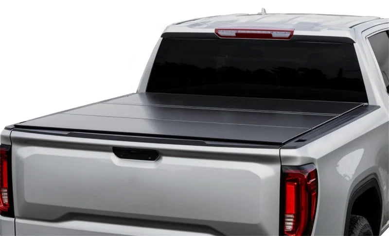 Access LOMAX Tri-Fold Cover 16-19 Toyota Tacoma (Excl OEM Hard Covers) - 5ft Short Bed - Side View