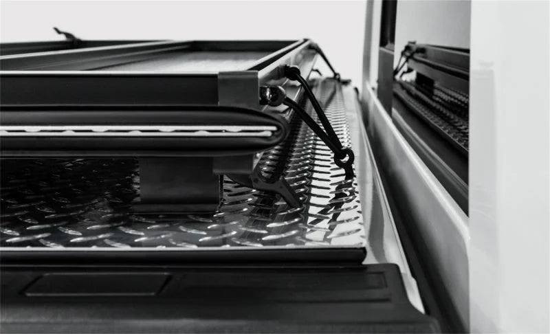 Access LOMAX Tri-Fold Cover Black Urethane 19+ Dodge Ram - 5ft 7in Bed (Except Classic w/o RamBox) - Installation View