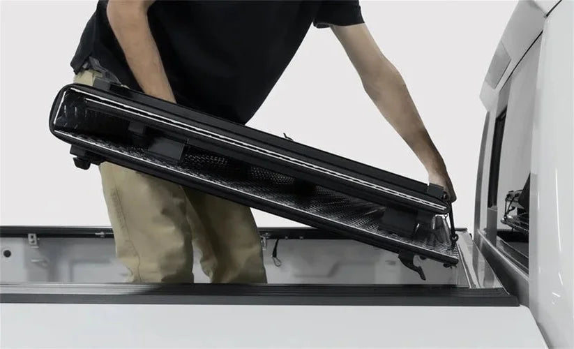 Access LOMAX Tri-Fold Cover Black Urethane 19+ Dodge Ram - 5ft 7in Bed (Except Classic w/o RamBox) - Additional View 8