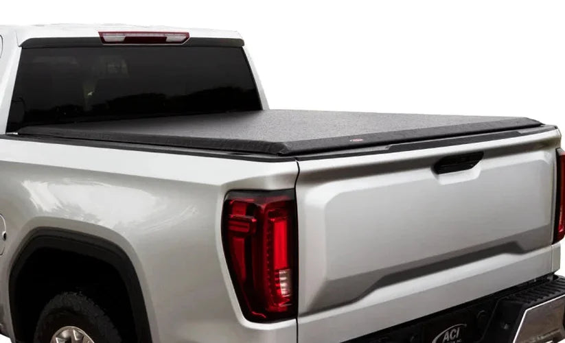 Access Literider Roll-Up Cover 5ft 6in Bed (w/ Deck Rail) fits 07-19 Toyota Tundra - Back View