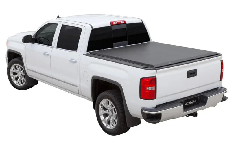 Access Literider 99-06 Chevy/GMC Full Size 6ft 6in Stepside Bed (Bolt On) Roll-Up Cover - Side View