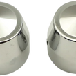 Load image into Gallery viewer, Accutronix Axle Caps - Black - Elite - 1" TAC101-EN - Side View