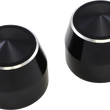 Load image into Gallery viewer, Accutronix Axle Caps - Black - Elite - 25 mm TAC102-EN - Main Product View