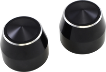 Load image into Gallery viewer, Accutronix Axle Caps - Black - Elite - 25 mm TAC102-EN - Main Product View