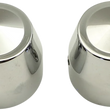 Load image into Gallery viewer, Accutronix Axle Caps - Black - Elite - 25 mm TAC102-EN - Side View