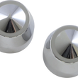Load image into Gallery viewer, Accutronix Axle Caps - Elite - Chrome - 1" TAC101-EC - Main Product View
