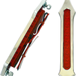Load image into Gallery viewer, Accutronix Bag Light - Tribal Slotted - Red Lens - Night Series BL01-LSN - Detail View