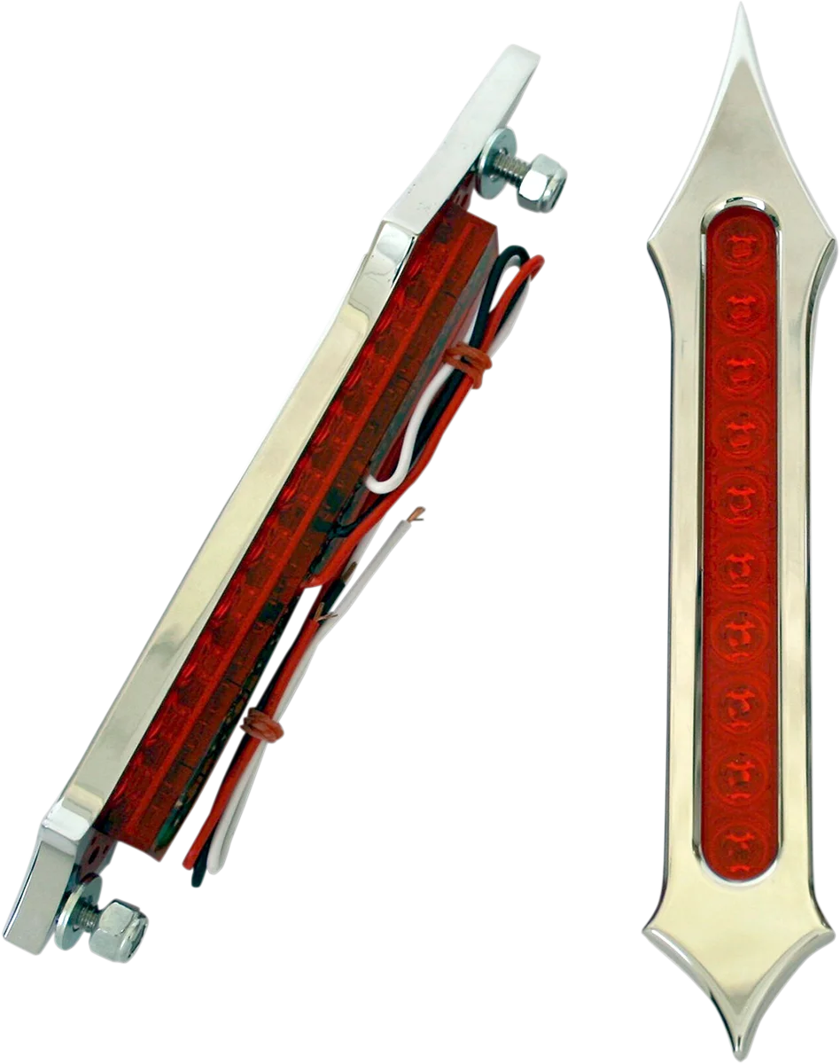Accutronix Bag Light - Tribal Slotted - Red Lens - Night Series BL01-LSN - Detail View
