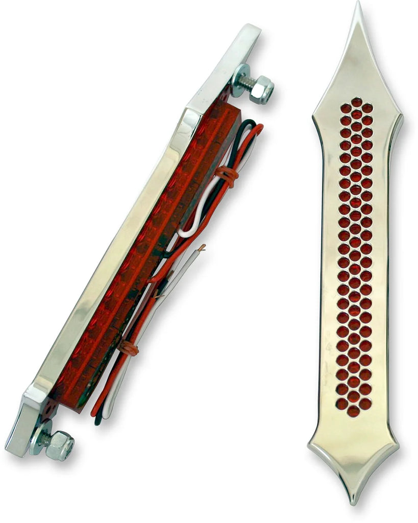 Accutronix Bag Lights - Tribal Drilled - Red LED BL01-LDN - Side View