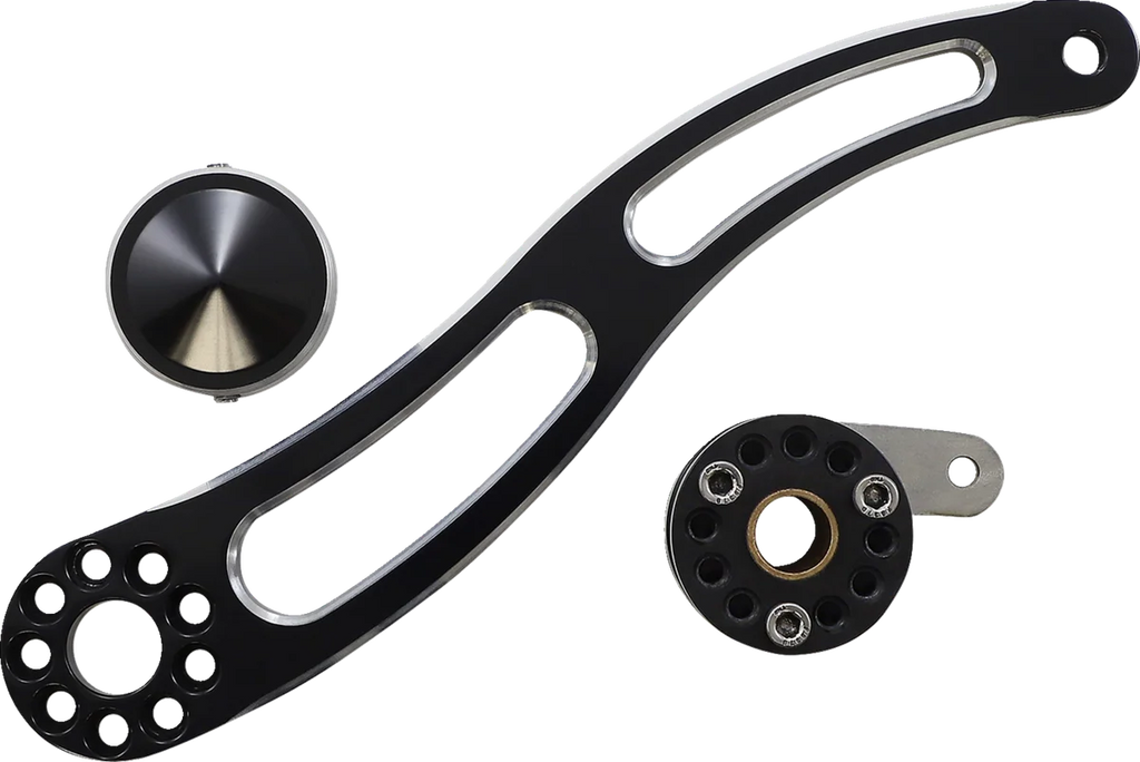 Accutronix Brake Arm - Slotted - Black - FL FLB-200SN - Main Product View