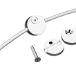 Load image into Gallery viewer, Accutronix Brake Line Sandwich - Chrome BLC001-C - Main Product View