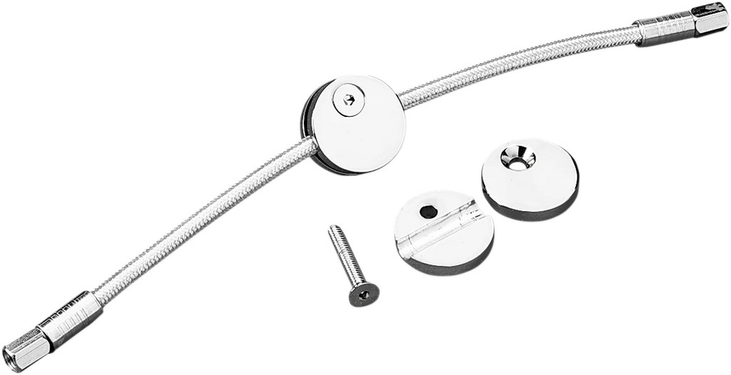 Accutronix Brake Line Sandwich - Chrome BLC001-C - Main Product View