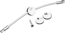 Load image into Gallery viewer, Accutronix Brake Line Sandwich - Chrome BLC001-C - Main Product View