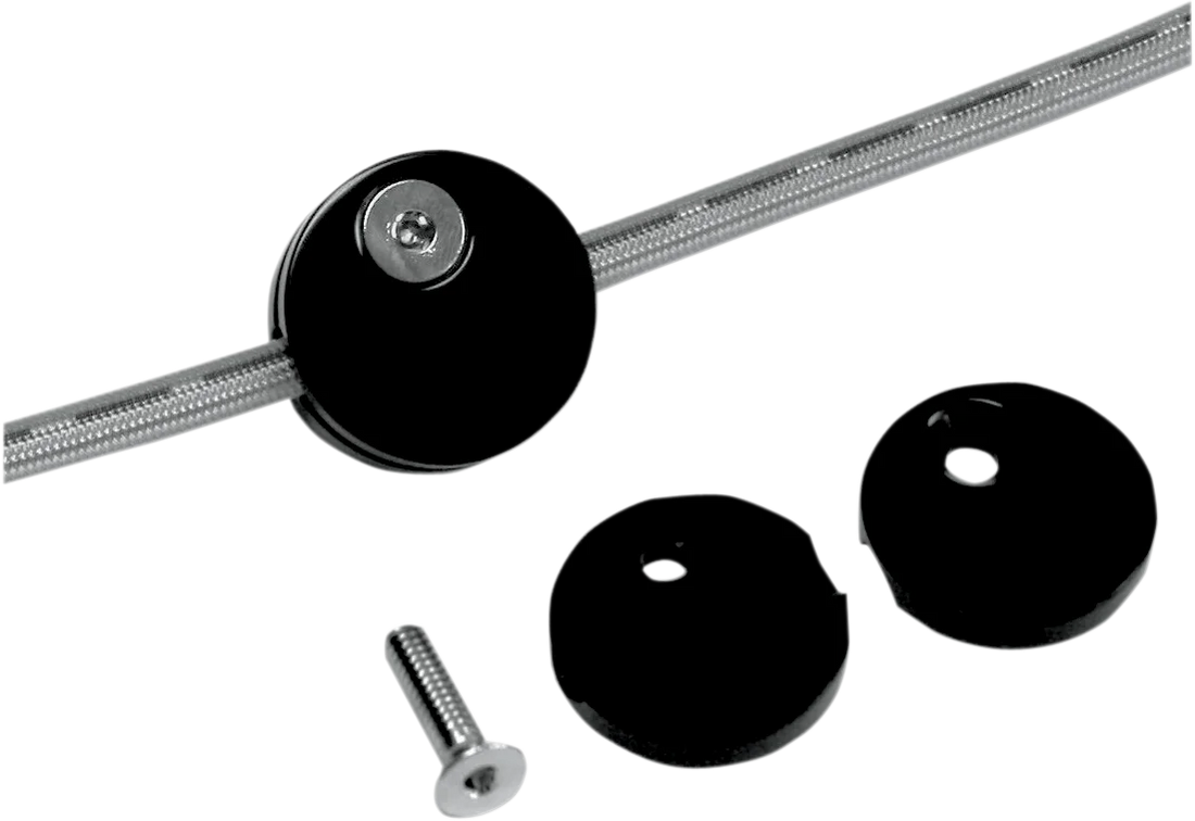 Accutronix Brake Line Sandwich - Chrome BLC001-C - Side View