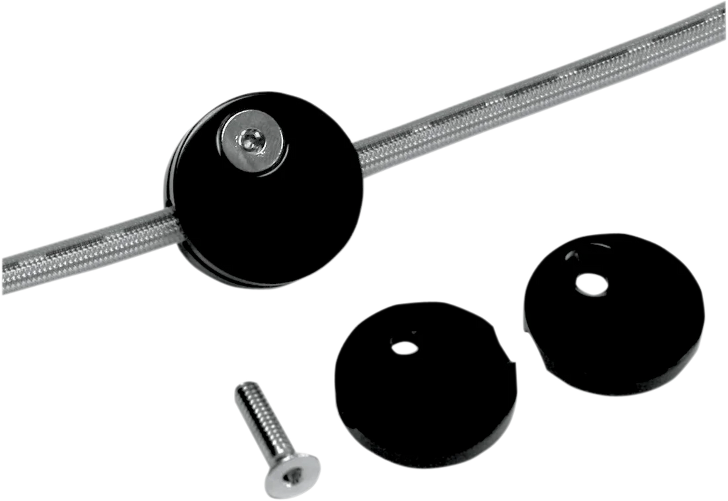 Accutronix Brake Line Sandwich - Chrome BLC001-C - Side View